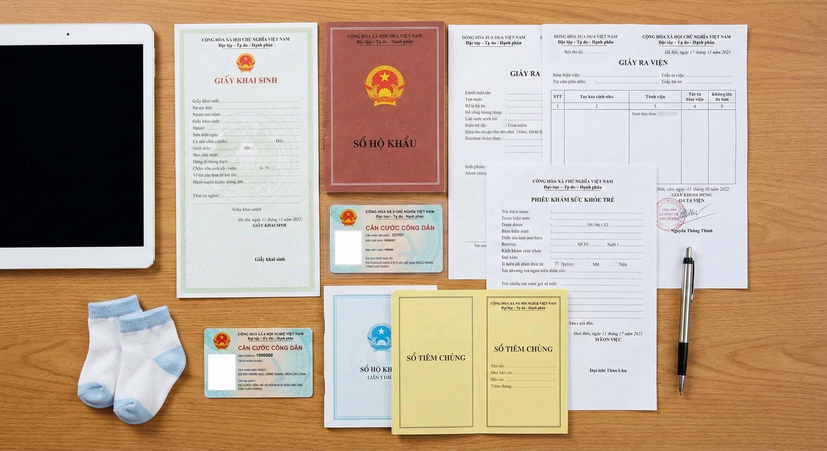 Giấy tờ cần cho bảo hiểm trẻ sơ sinh